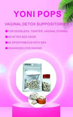 Vaginal Detox Suppositories (Yoni Pops) | Vaginal Suppositories for Cleansing, Tightening and Enhancing Sexual Pleasure