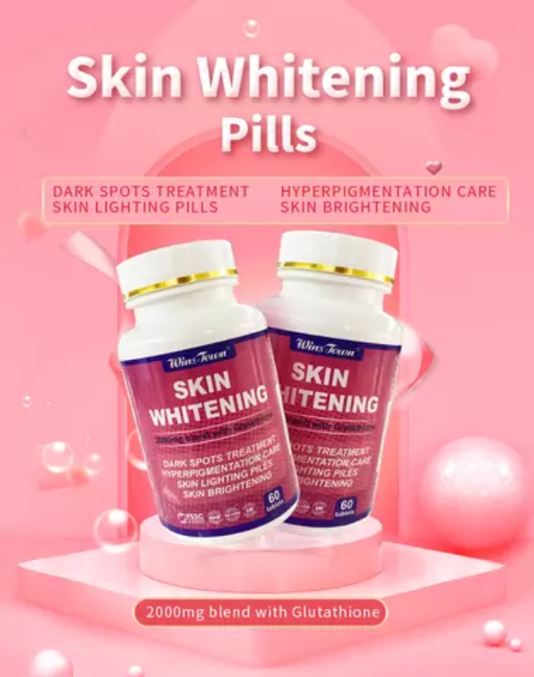 Skin Whitening Tablets with Glutathione (2000MG) | Dietary Supplement for Dark Spots, Hyperpigmentation, and Skin Brightening