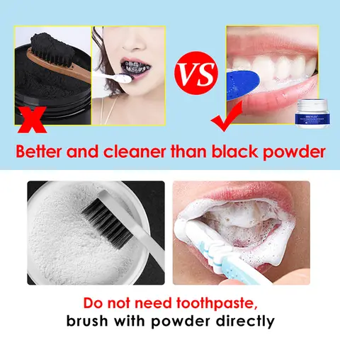 Teeth Whitening Powder | Herbal Powder for Dental Plaque, Teeth Stains, Healthy Gums and Fresh Breath