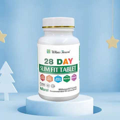 28 Day Slim Fit Tablet | Dietary Supplement for Weight Loss, Metabolism, Bloating, and Detoxification