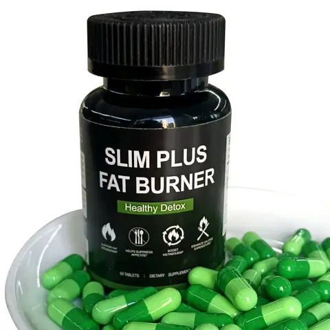 Slim Plus Fat Burner Tablet | Herbal Supplement for Weight Loss, Fat Burning and Appetite Control