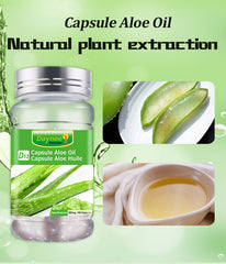 Aloe Vera Oil Capsule | Dietary Supplement for Bowel Movements, Laxative, Constipation, and Anti-aging