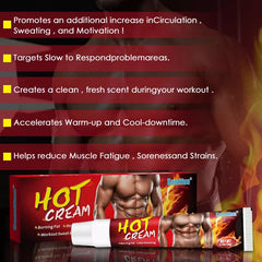 Hot Slimming Cream | Herbal Cream for Burning Fat, Slimming Down and Sweating More