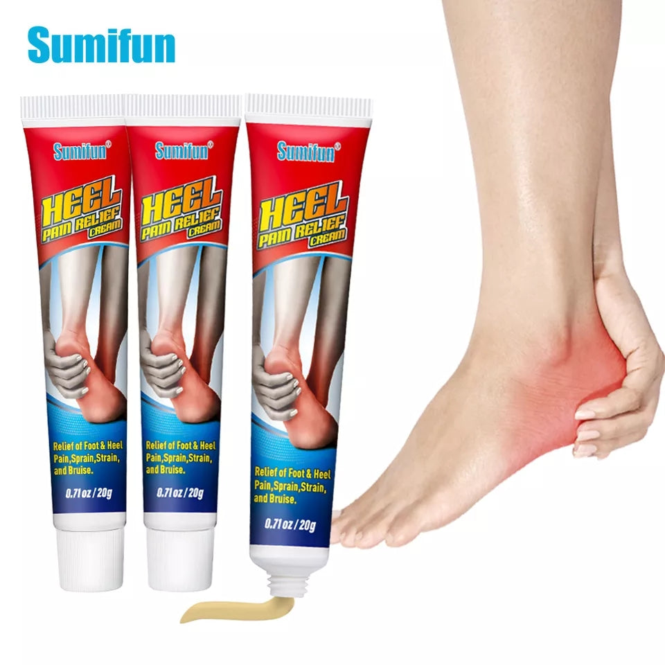 The Girl Holds a Medical Bag with Cold on the Heel of the Foot. Heel  Swelling and Pain Relief Concept, Heel Spur Stock Photo - Image of injury,  edema: 219697580