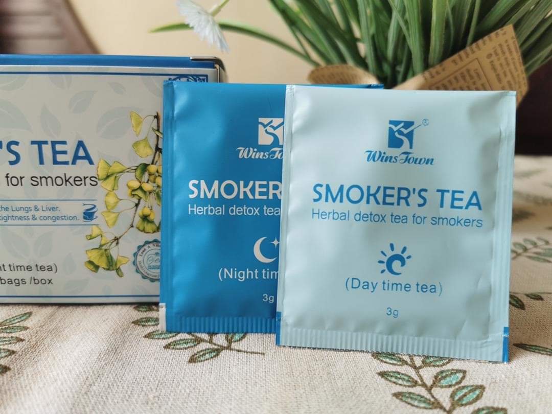 Smoker's Tea (For Daytime & Nighttime), Herbal Tea for Smokers and Lu