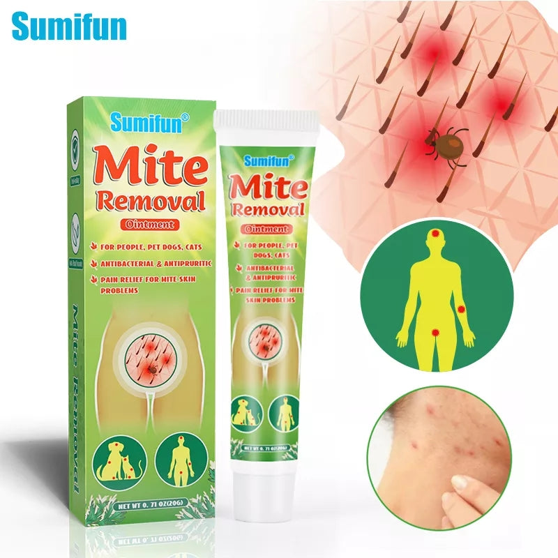 Mite Removal Ointment | Topical Ointment for Scabies Rash, Pubic Lice, and Mites
