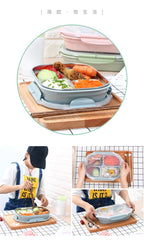 Stainless Steel Partitioned Lunch Box | School Lunch Box
