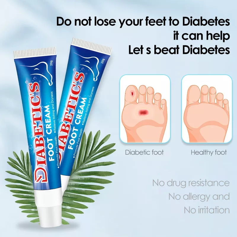 Diabetic's Foot Cream | Herbal Cream for Dry, Itchy, Cracked, and Callused Feet