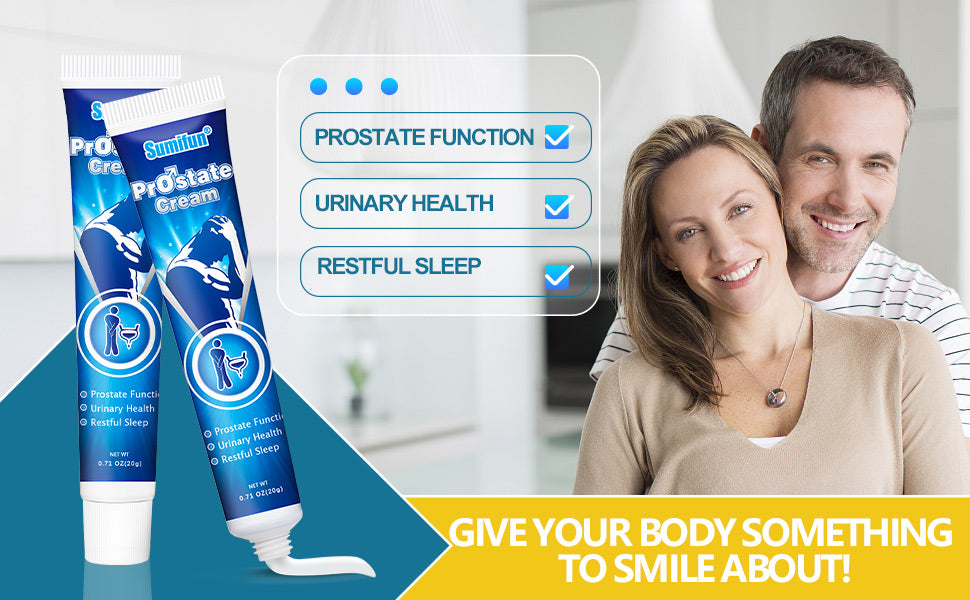 Prostate Cream | Herbal Cream for Enlarged Prostate, Frequent Urinatio ...