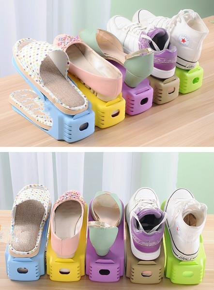 Adjustable Shoe Rack Organiser, Shoe Storage Space Saver