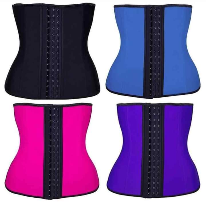 Latex Waist Trainer with 3 rows of hooks