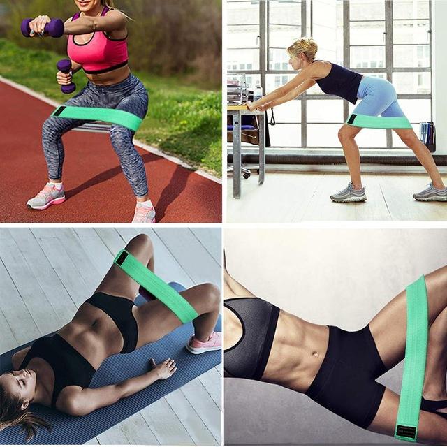 Exercise bands, Resistance Bands - Loop Hip Bands for Women & Men for Hip,  Legs, Stretching, Glutes