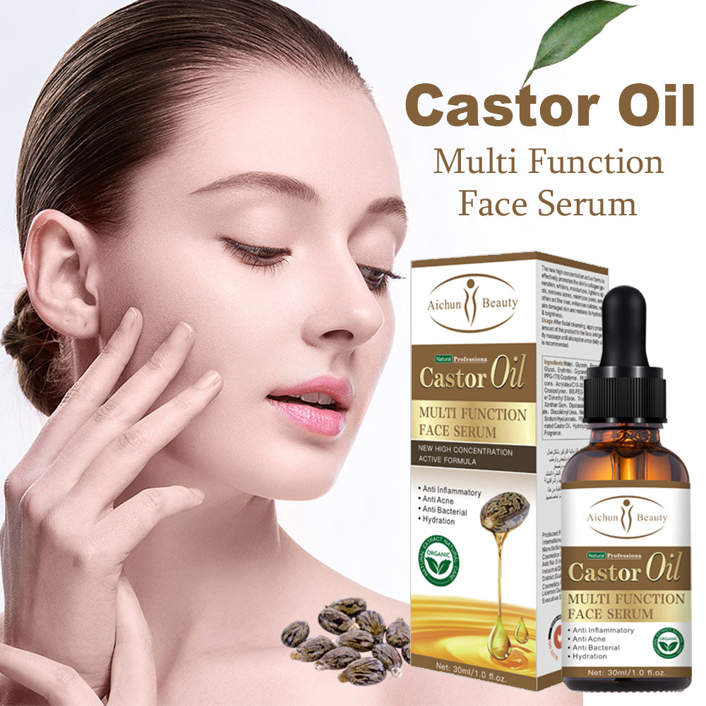 Castor Oil Face Serum, Anti-Acne, Hydration and Anti-Bacterial Serum