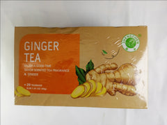 Ginger Tea with Green Tea | Herbal Tea for Asthma, Cold, Cough, Nausea, and Morning Sickness