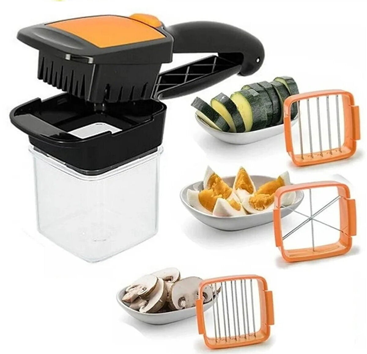 5-in-1 Nicer Dicer Quick, Multifunction Vegetable and Fruits Cutter