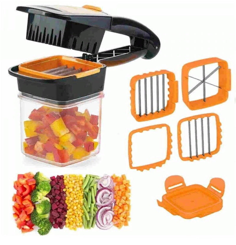 5-in-1 Nicer Dicer Quick, Multifunction Vegetable and Fruits Cutter