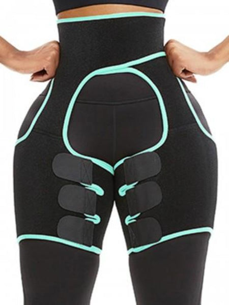 Womens Sport Leg Shaper Belts Butt Lifter Support Slimming Body Sweat Band  Waist Trainer Thigh Leg Shapers Slender Slimming Belt Thigh Slimmer Wrap 