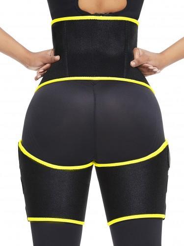 9 inches single belt neoprene waist trainer with legging pants  MHW100166B-Nanbin waist trainer