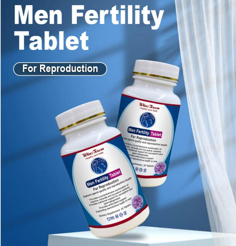 Men Fertility Tablet | Dietary Supplement for Low Sperm Count, Azoospermia, and Male Reproductive Health