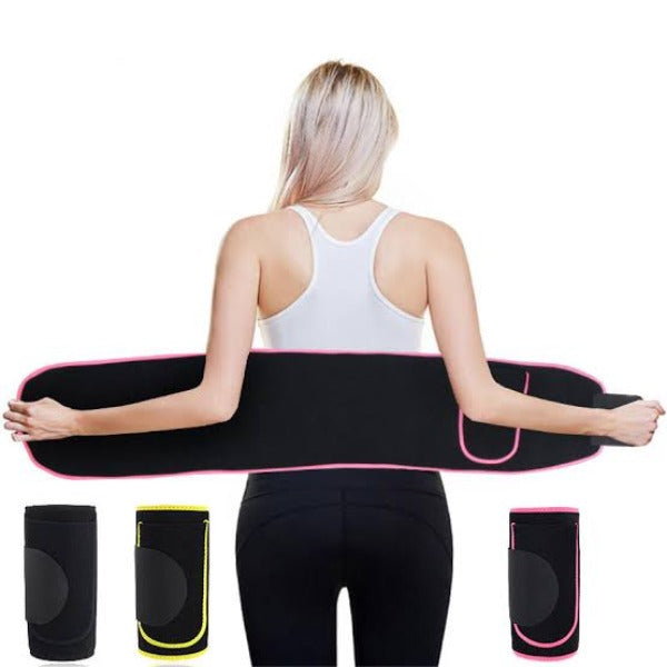 NEOPRENE Waist Trainer Belt with Pouch, Yoga Belt with Pouch