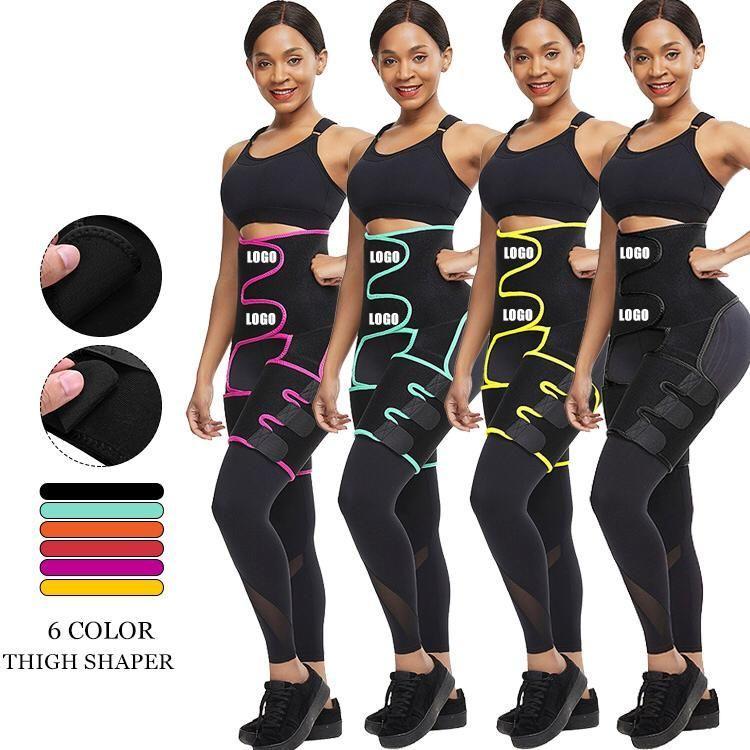 ALING Women Neoprene Waist Thigh Shaper Thigh Trimmer Leg Shapers Slimming  Belt Butt Lifter Shapewear and Hips Belt for Women Workout Fitness 