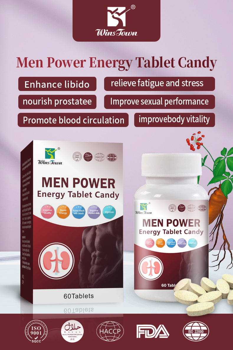 Men Power Energy Tablet with Longjack | Dietary Supplement for Sexual Enhancement, Man Power, and Healthy Prostate
