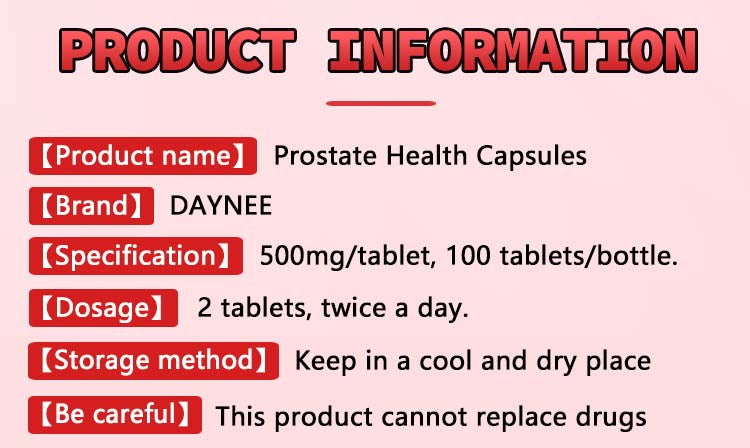 Prostate Health Capsule | Herbal Supplement for Enlarged Prostate, Fre ...