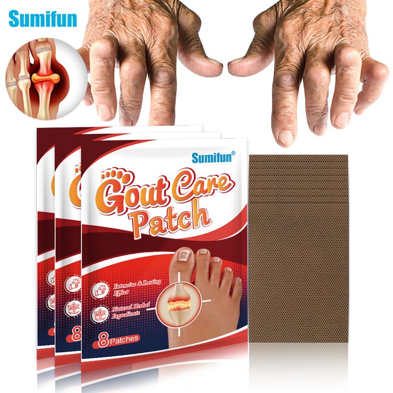 Gout Pain Relief Patch Herbal Plaster for Toe and Finger Bunion Pain