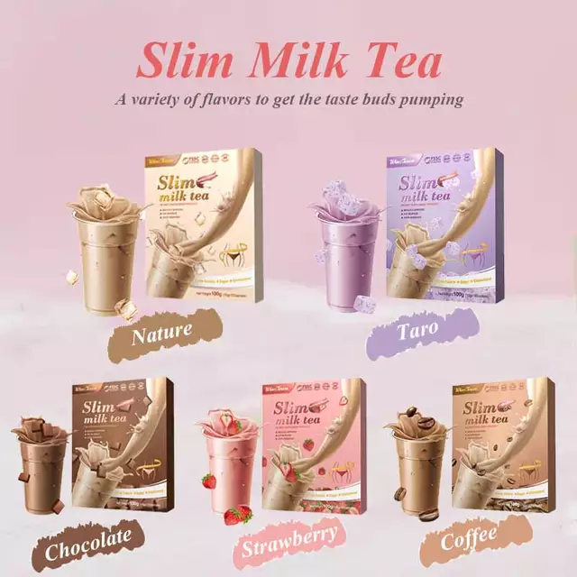 5-in-1 Slim Milk Tea Bundle for Weight Loss
