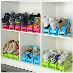 Adjustable Shoe Rack Organiser | Shoe Storage Space Saver - Ginax Store